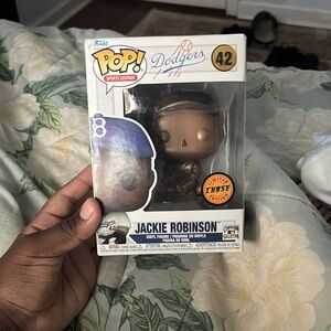 Mint Condition Limited edition Funko Pop Dodgers Vinyl Figure - Brown and Blue